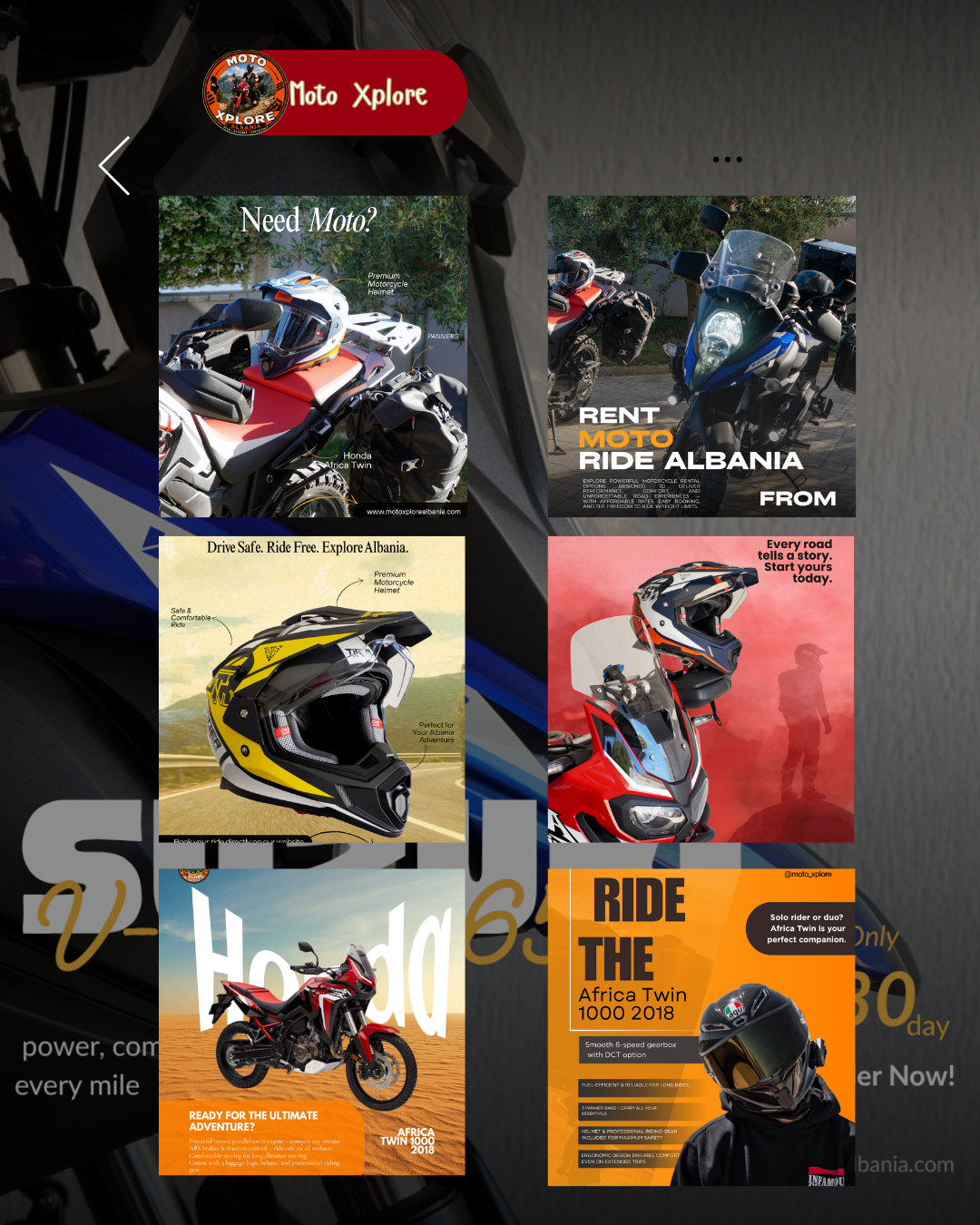 Moto Xplore Albania social media management